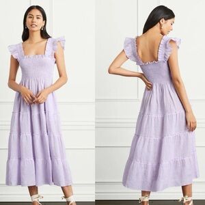 Hill House Lavender Ruffle Dress